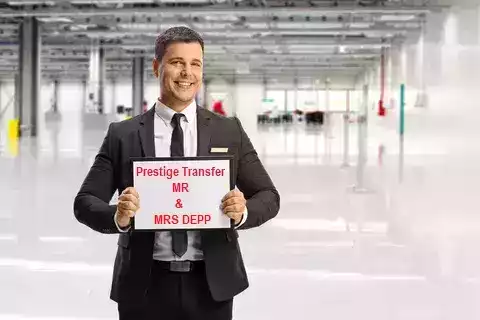 Reception at the airport Prestige Transfer